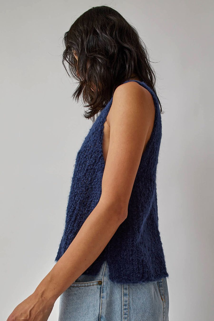 Atelier Delphine Sweater Tank in Navy sold by No. 6 product image thumbnail 3