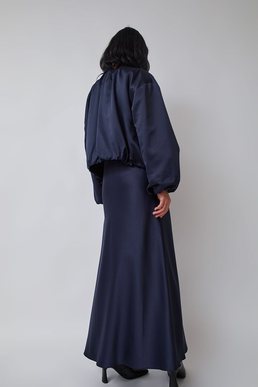 Amomento Silky Padded Crop Jumper in Navy sold by No. 6 product image thumbnail 6