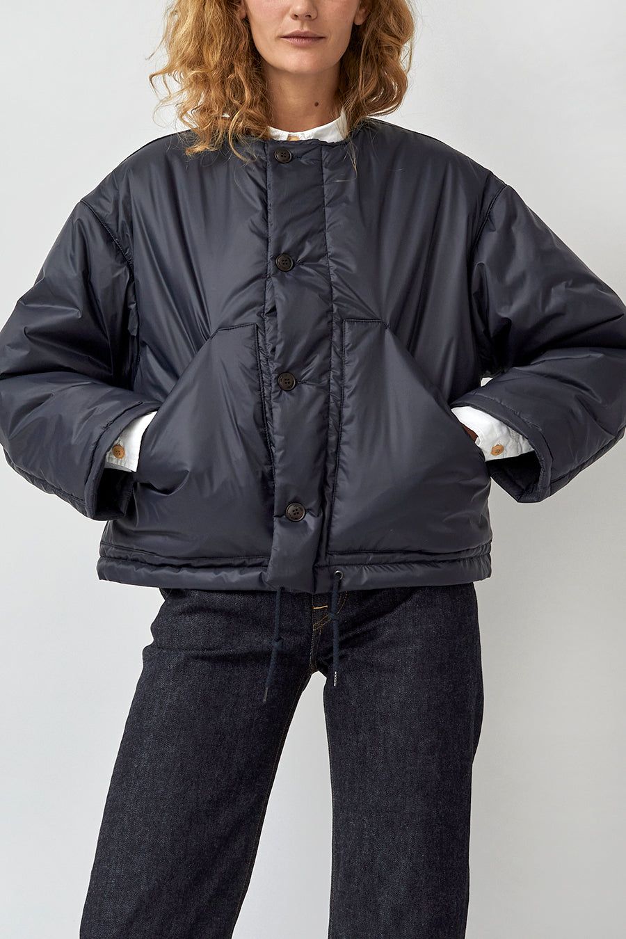 Girls of Dust Nuclear Jacket in Navy Nylon sold by No. 6 product image thumbnail 5