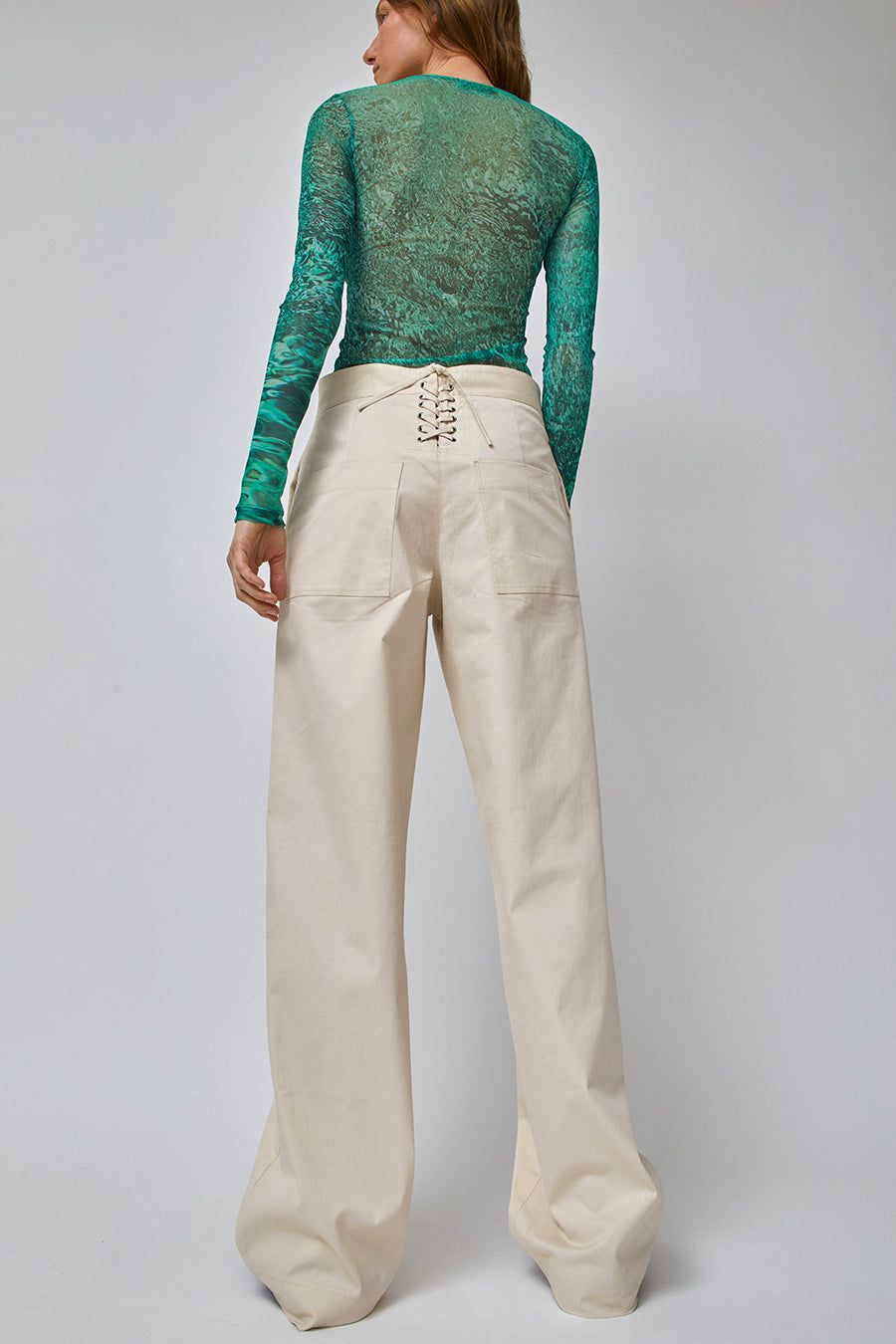 SERAPIS Sailor Pant in Rope Ivory sold by No. 6 product image thumbnail 5