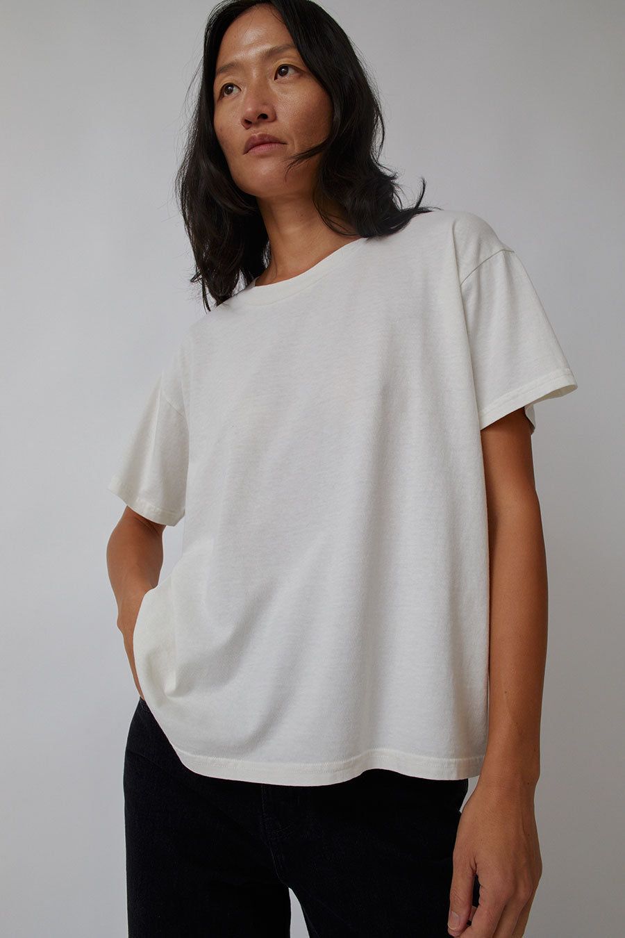 B Sides Short Sleeve T Shirt in Overdye Snow White sold by No. 6 product image thumbnail 2