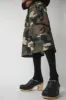 No.6 Dakota Shearling Clog on High Heel in Ink Aviator sold by No. 6