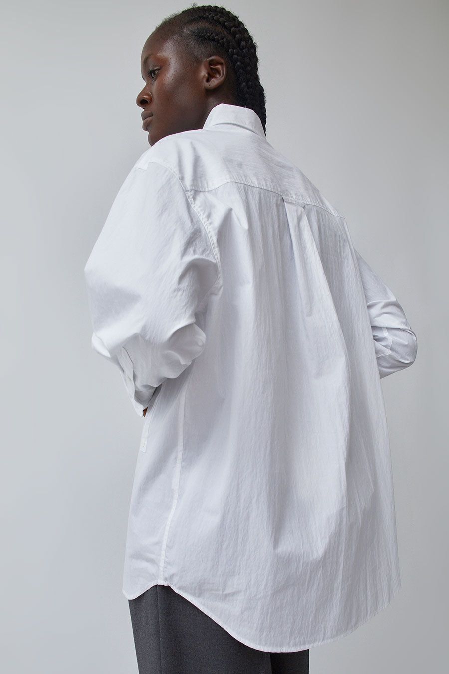 Mijeong Park Oversized Shirt in White sold by No. 6 product image thumbnail 4