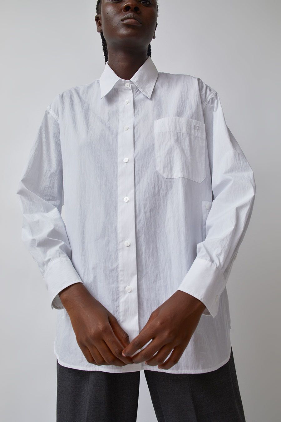 Mijeong Park Oversized Shirt in White sold by No. 6 product image thumbnail 2