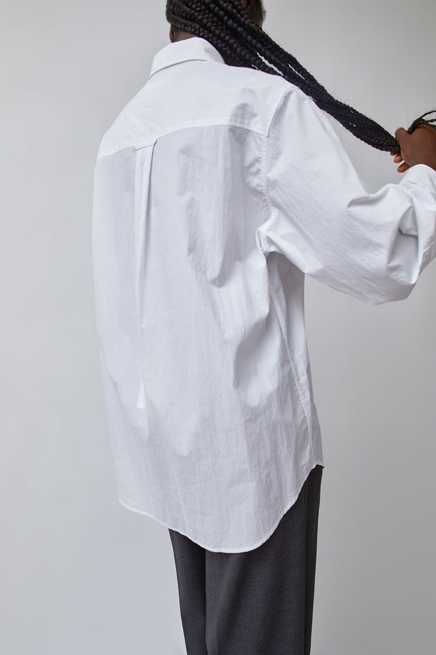 Mijeong Park Oversized Shirt in White sold by No. 6 product image thumbnail 5