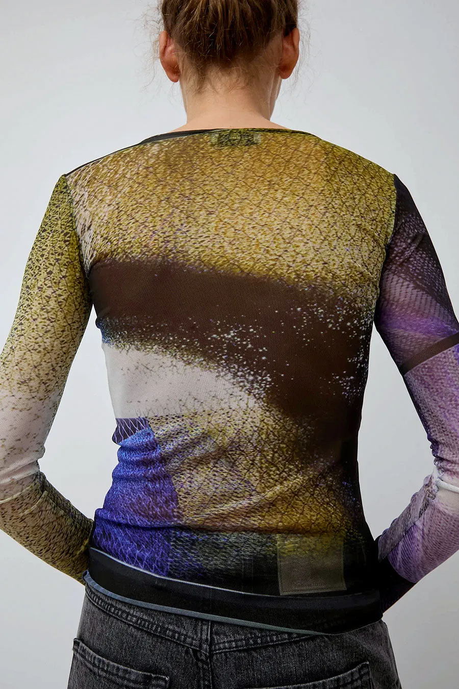 SERAPIS Mesh Top in Purple Nets sold by No. 6 product image thumbnail 5