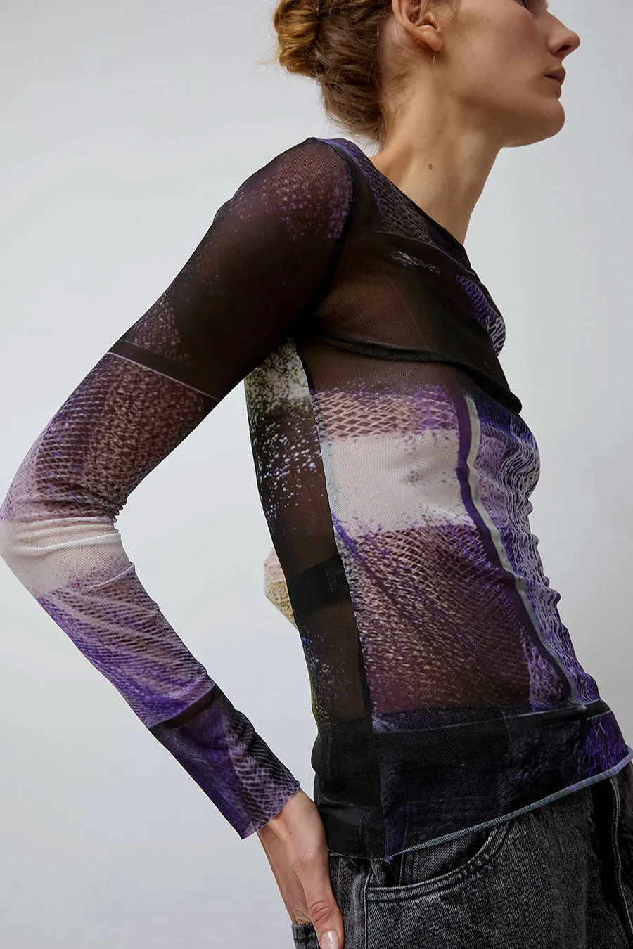 SERAPIS Mesh Top in Purple Nets sold by No. 6 product image thumbnail 4