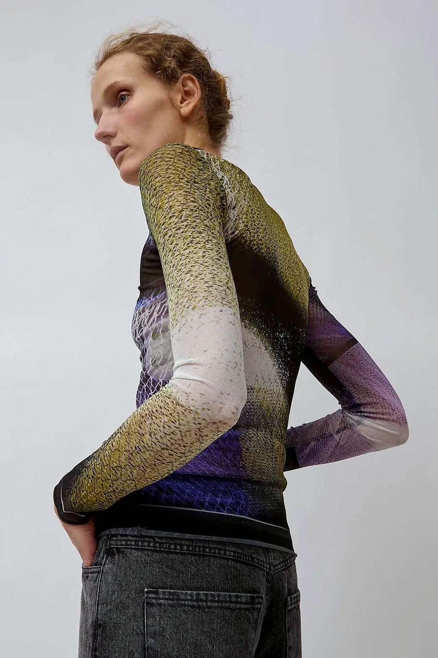 SERAPIS Mesh Top in Purple Nets sold by No. 6 product image thumbnail 3