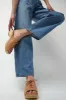No.6 Simone Clog on Mid Heel in Desert sold by No. 6