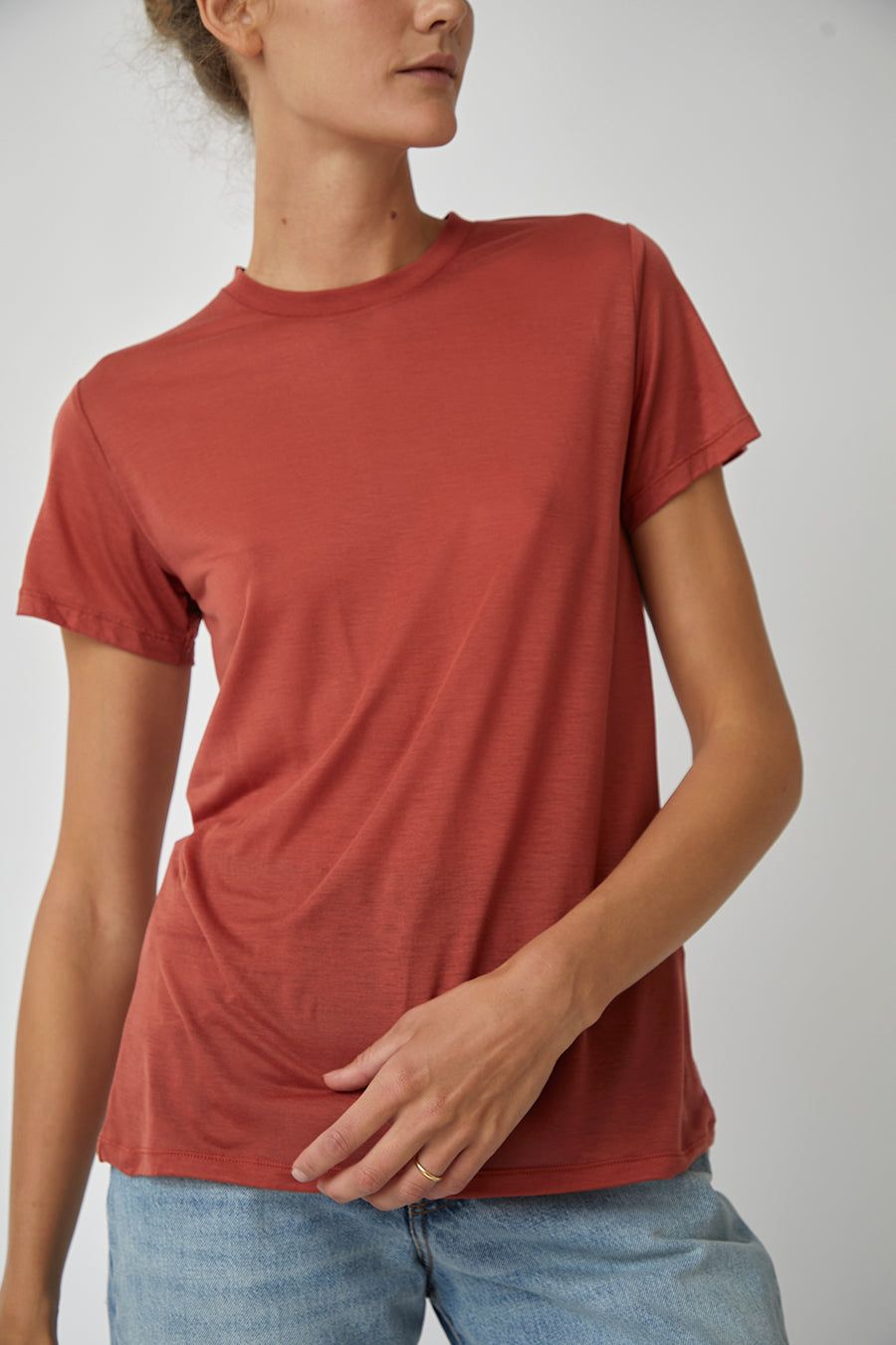 Baserange Tee Shirt in Burned Red sold by No. 6 product image thumbnail 2