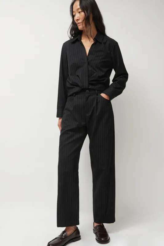 No.6 Baxter Pant in Midnight Stripe made by No. 6