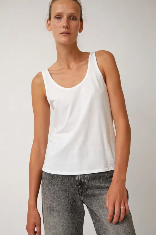 6397 Scoop Tank in White sold by No. 6