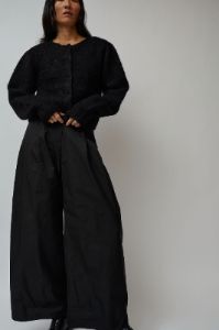 Amomento Two Tuck Balloon Pants in Black sold by No. 6