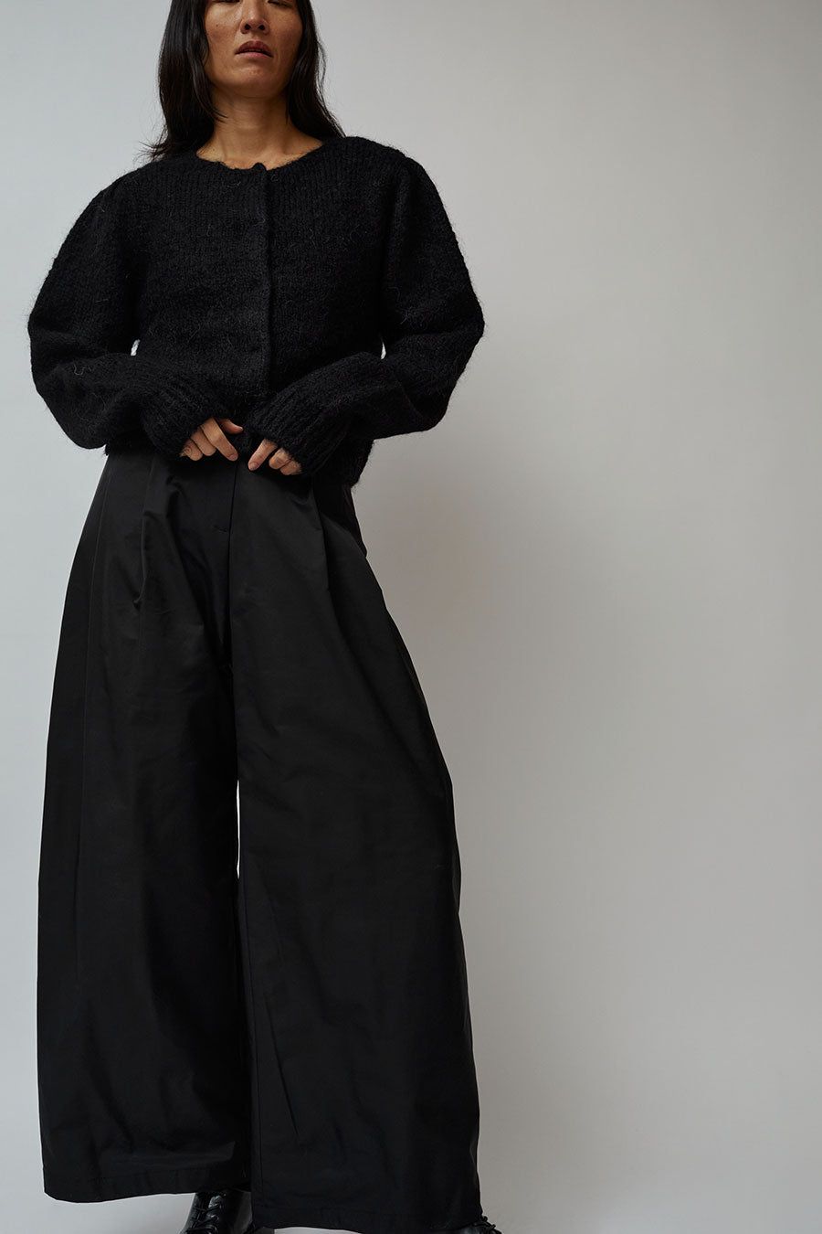Amomento Two Tuck Balloon Pants in Black sold by No. 6 product image thumbnail 5