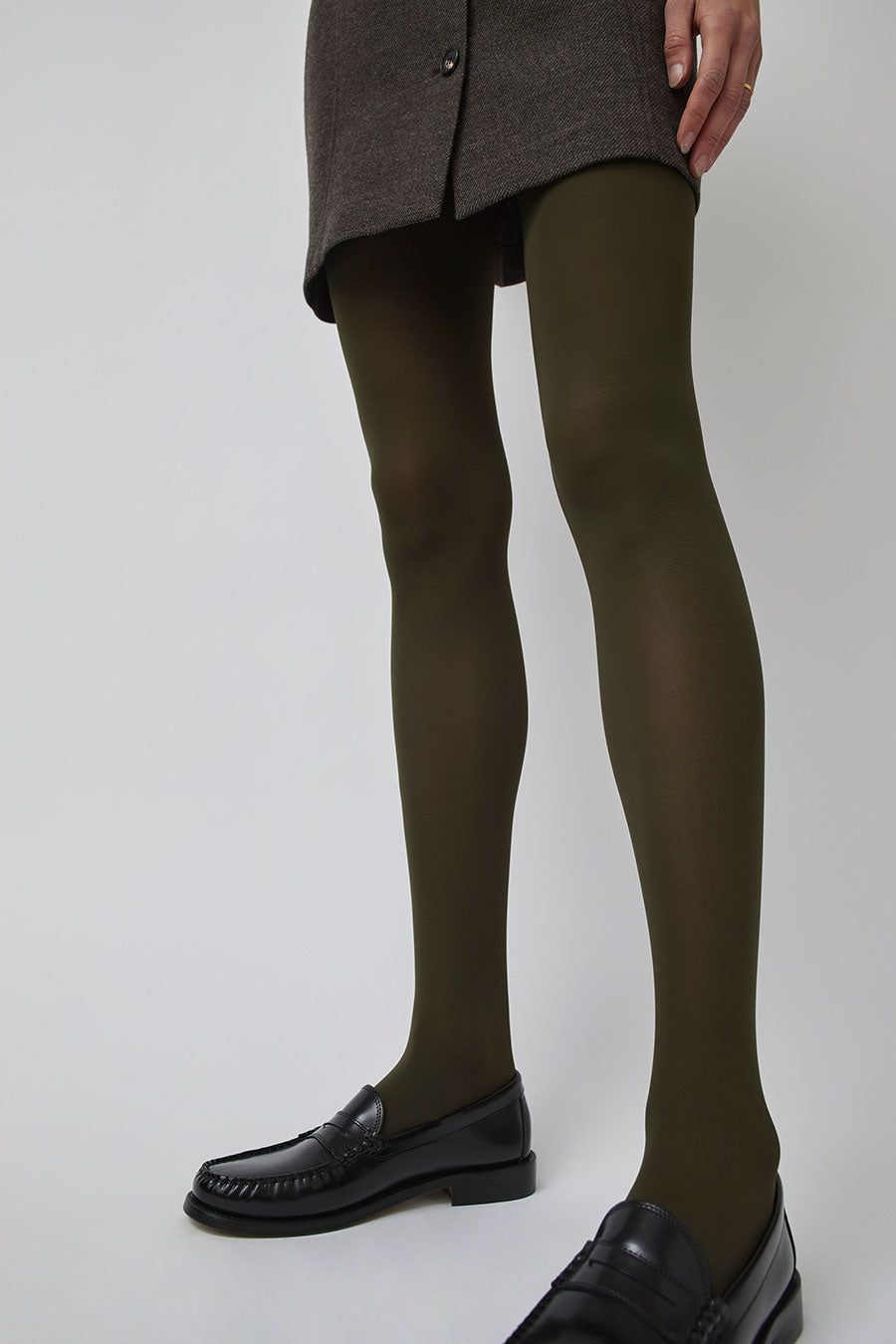 Maria La Rosa Lycra Tights in Militare sold by No. 6 product image thumbnail 3