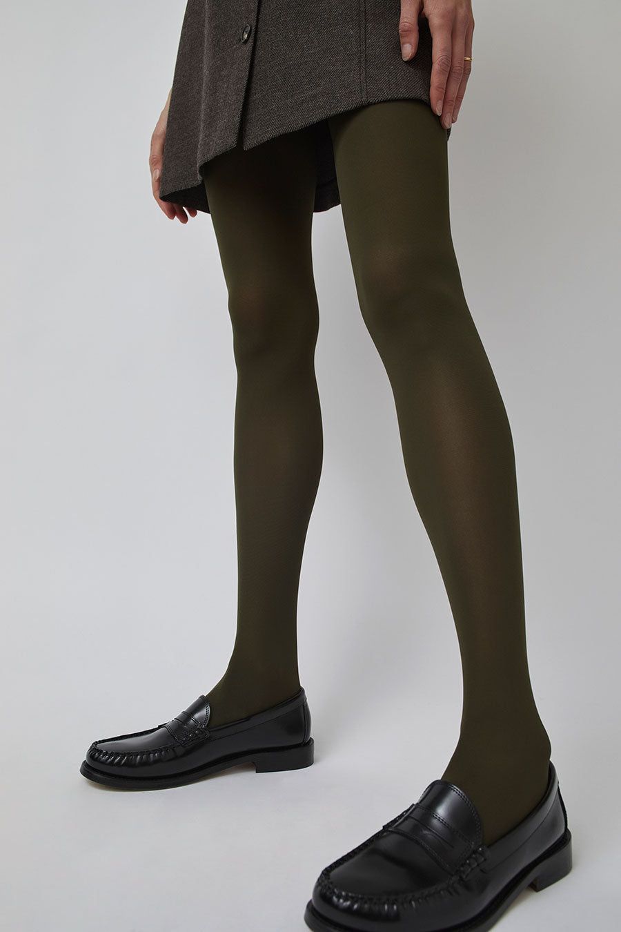 Maria La Rosa Lycra Tights in Militare sold by No. 6 product image thumbnail 4