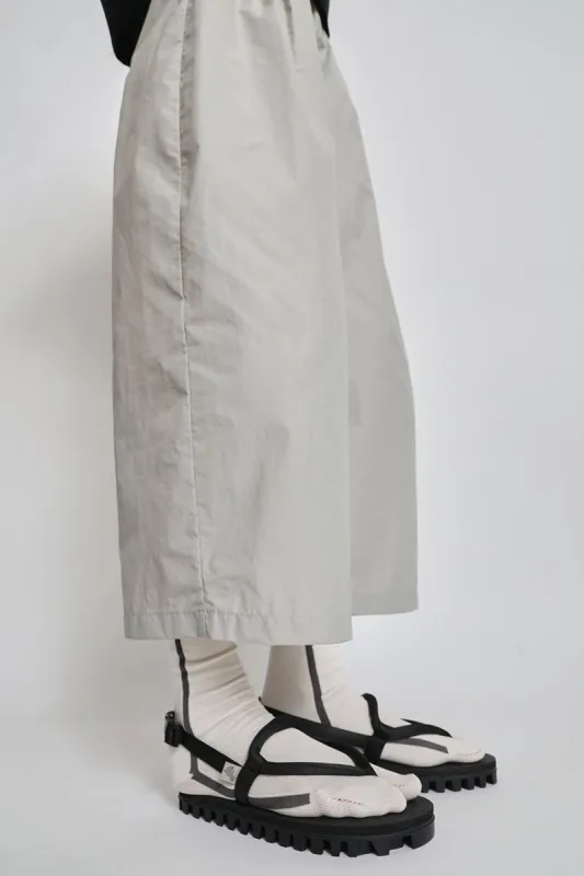 Tabito Tabi Line Socks in White and Charcoal sold by No. 6