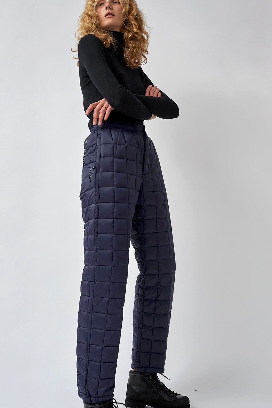 TAION Mountain Down Pants in Navy sold by No. 6