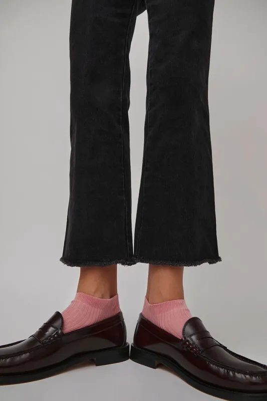 Maria La Rosa Organic Cotton Low Ankle Socks in Rose sold by No. 6