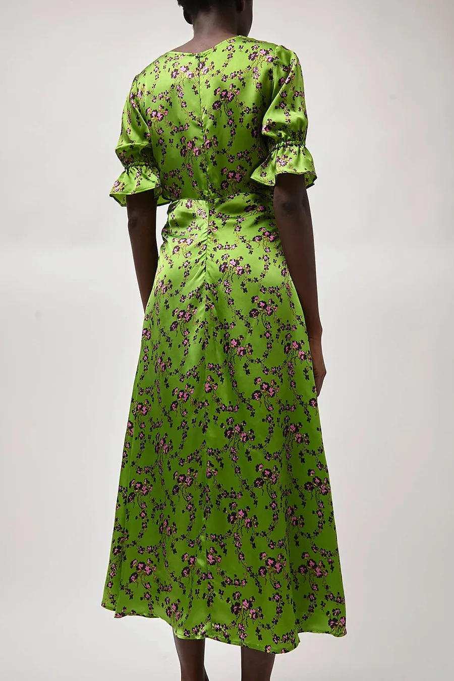 No.6 Luisa Dress in Green Trellis sold by No. 6 product image thumbnail 3