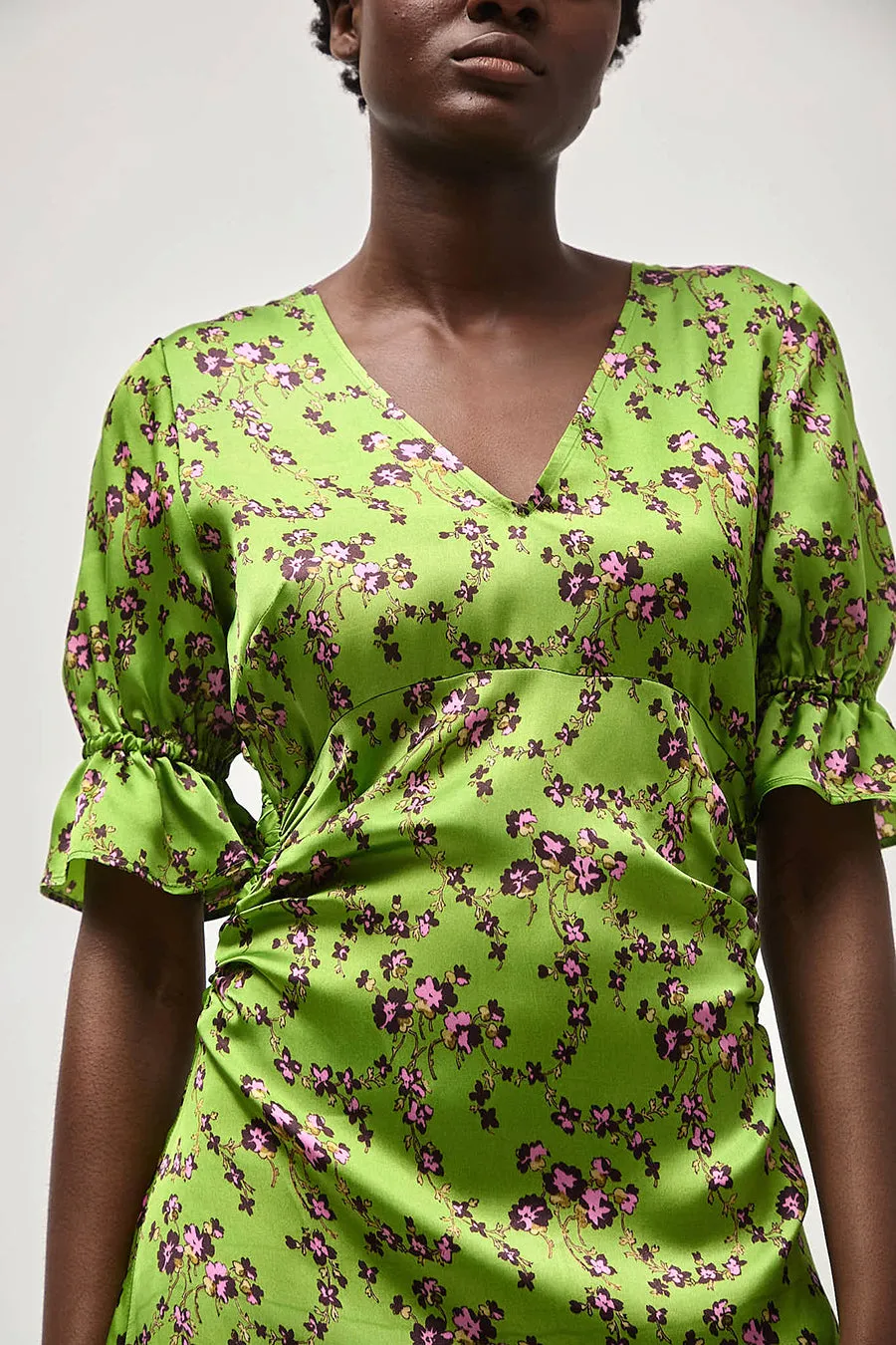 No.6 Luisa Dress in Green Trellis sold by No. 6 product image thumbnail 5