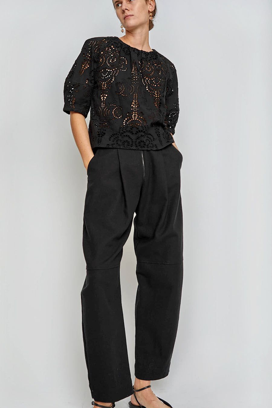 No.6 Maia Top in Black Eyelet sold by No. 6 product image thumbnail 2