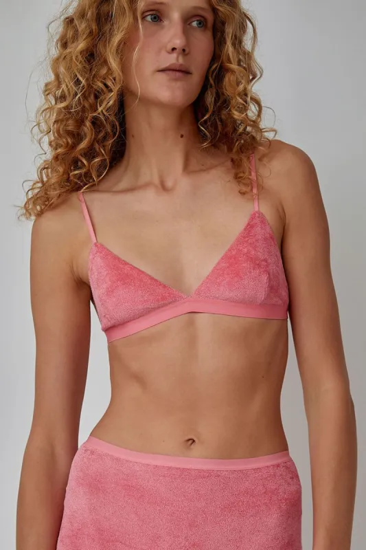 Baserange Mississippi Bra in Zui Pink made by Baserange