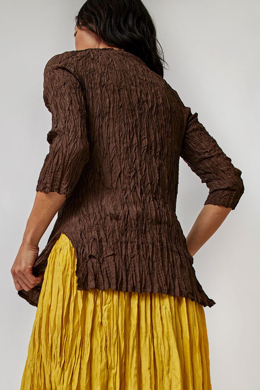Anaak Palma Pleated Tunic in Cacao sold by No. 6 product image thumbnail 4