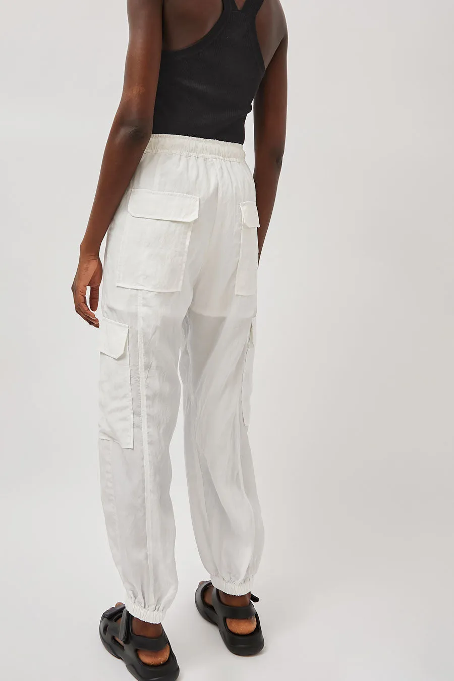 Mijeong Park Lightweight Cargo Pants in White sold by No. 6 product image thumbnail 3