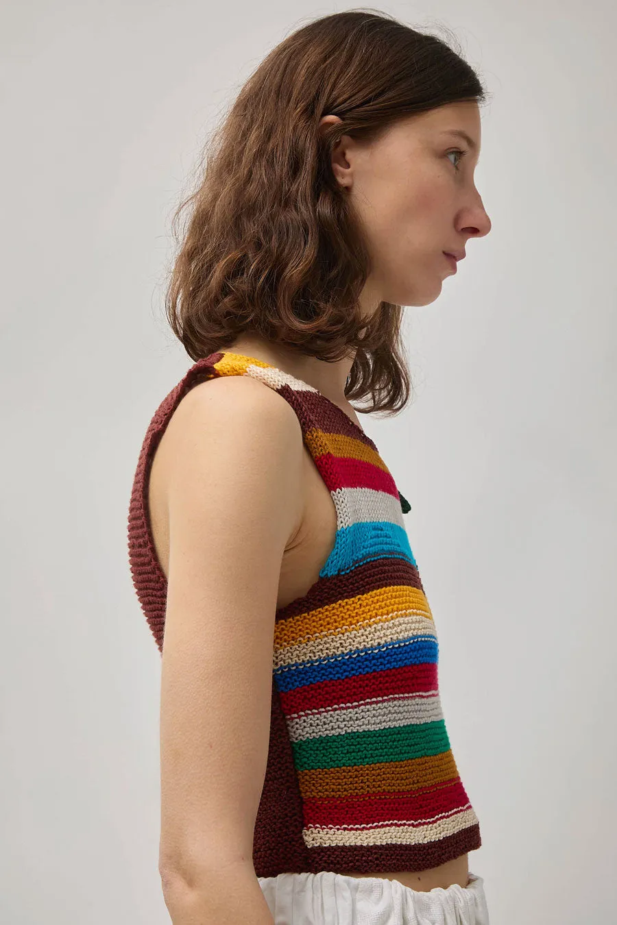 Anntian Handknit Tanktop in Stripe sold by No. 6 product image thumbnail 3