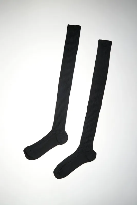 Baserange Overknee Socks in Black sold by No. 6