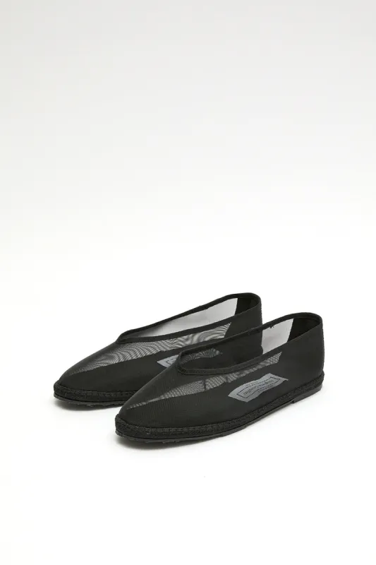 Drogheria Crivellini Ballet Pointes in Black Mesh sold by No. 6