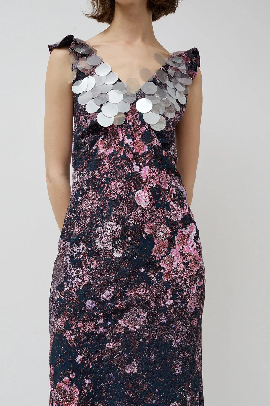 INSHADE V Neck Sequin Dress in Purple Landscape sold by No. 6 product image thumbnail 3