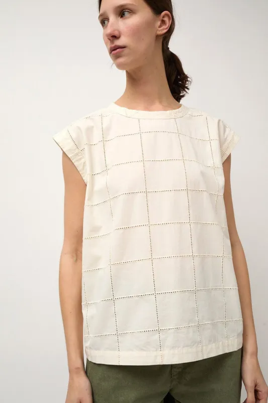 Girls of Dust Gardener Top in Ecru made by No. 6