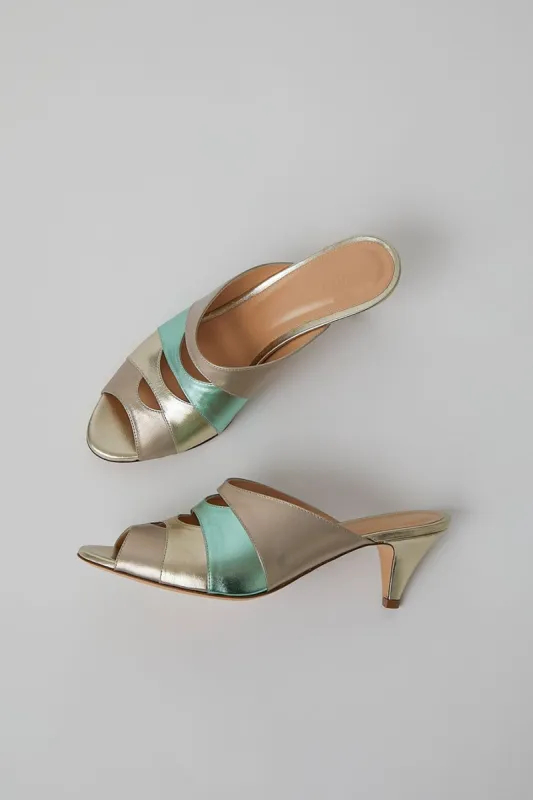 No.6 Sofia in Colorblock Metallic made by No. 6