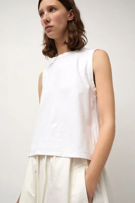 Girls of Dust Johnny Top in White sold by No. 6