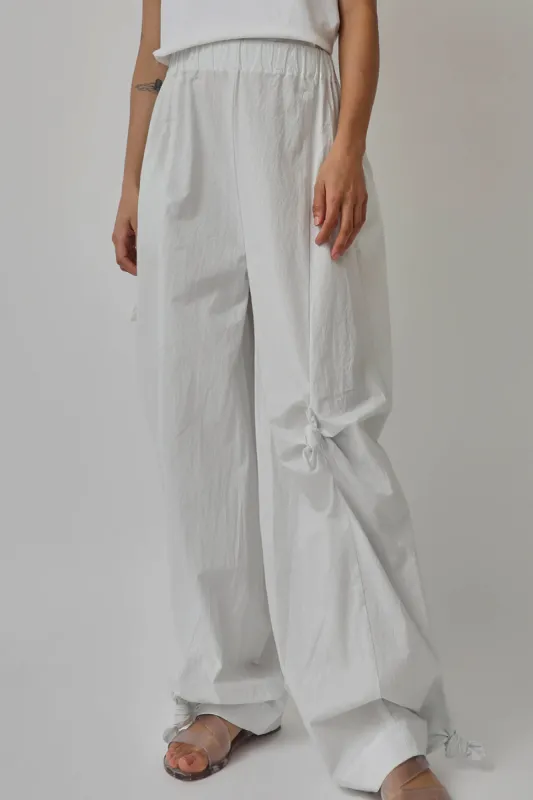 Lauren Manoogian Knot Pants in Eggshell sold by No. 6