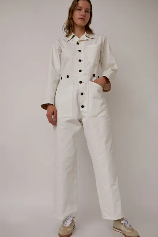 Verity & Daughters Suze Jumpsuit in Gesso made by No. 6