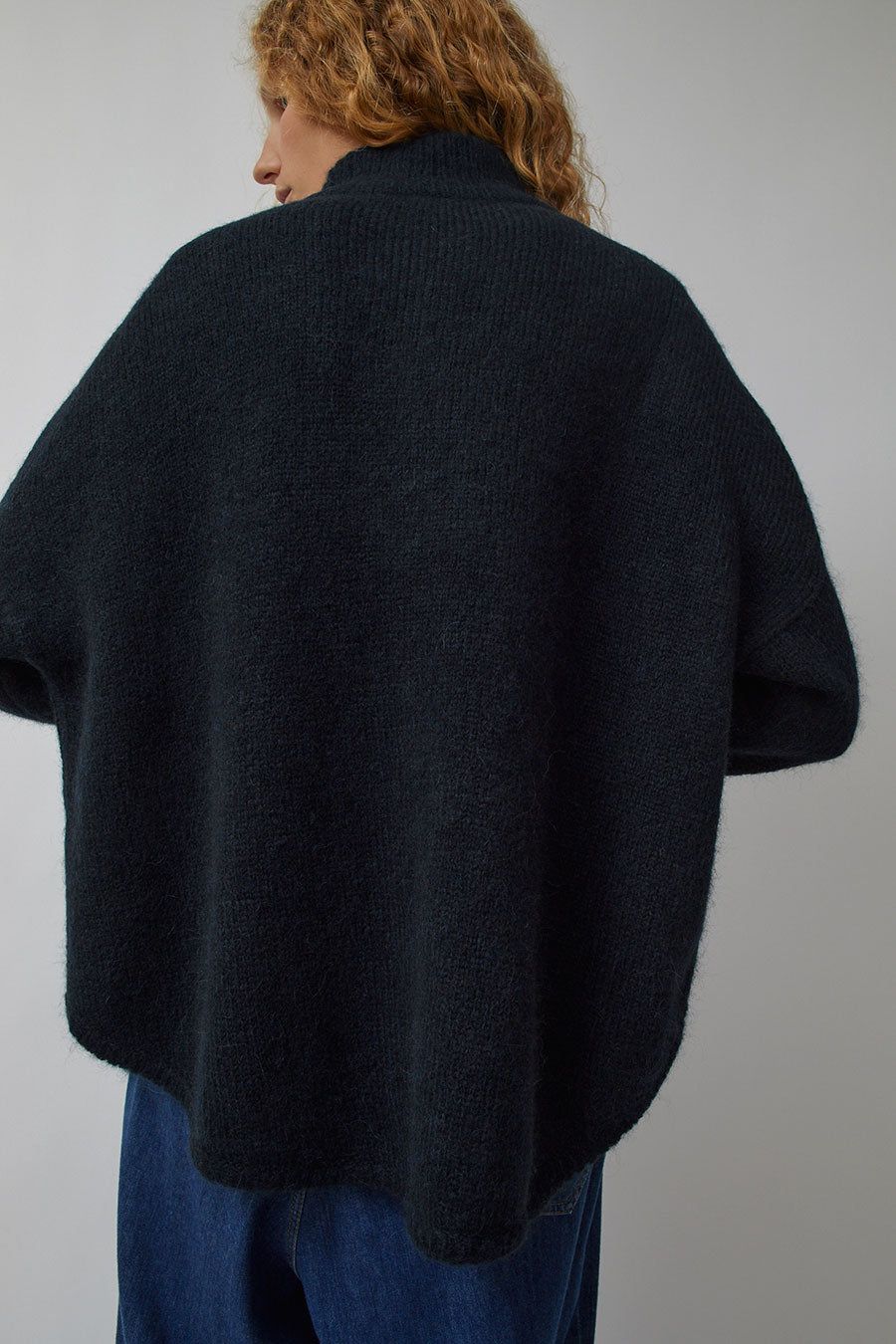 CORDERA Baby Alpaca Polo Jacket in Navy sold by No. 6 product image thumbnail 5