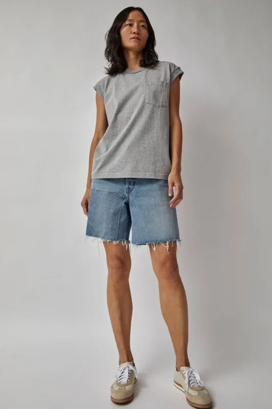 B Sides Cut Off Short in Vintage Patchwork in Faded Vintage made by No. 6