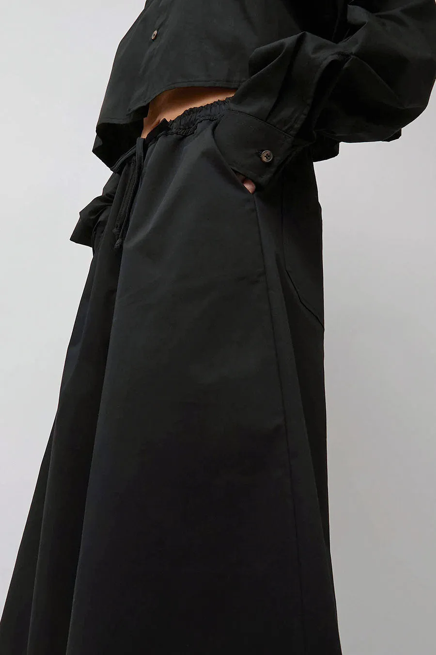 Société Anonyme Ultra Wide Pant in Black sold by No. 6 product image thumbnail 3