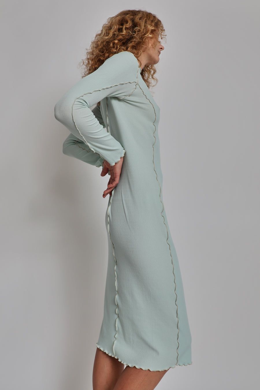 Rodebjer Gabrielle Dress in Ocean Mist sold by No. 6 product image thumbnail 5