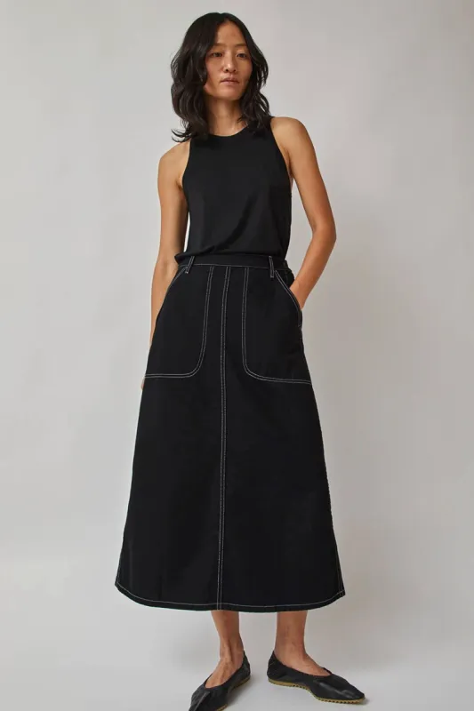 Atelier Delphine Erin Skirt in Black made by No. 6