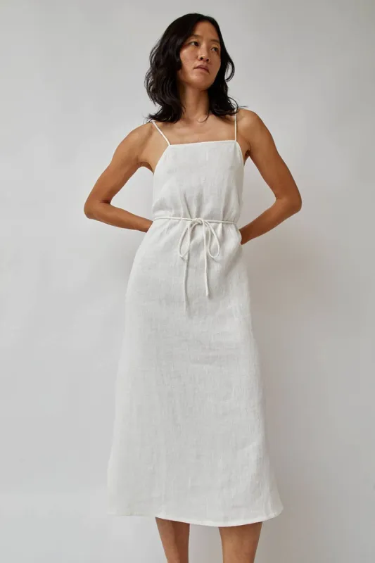 Zii Ropa Ley Dress in White made by No. 6