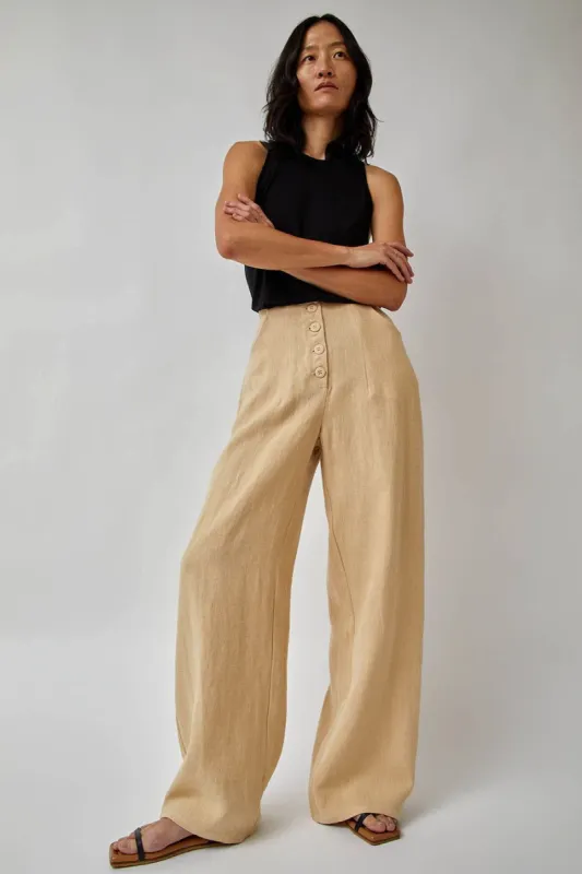 Zii Ropa Matisse Pant in Miel sold by No. 6