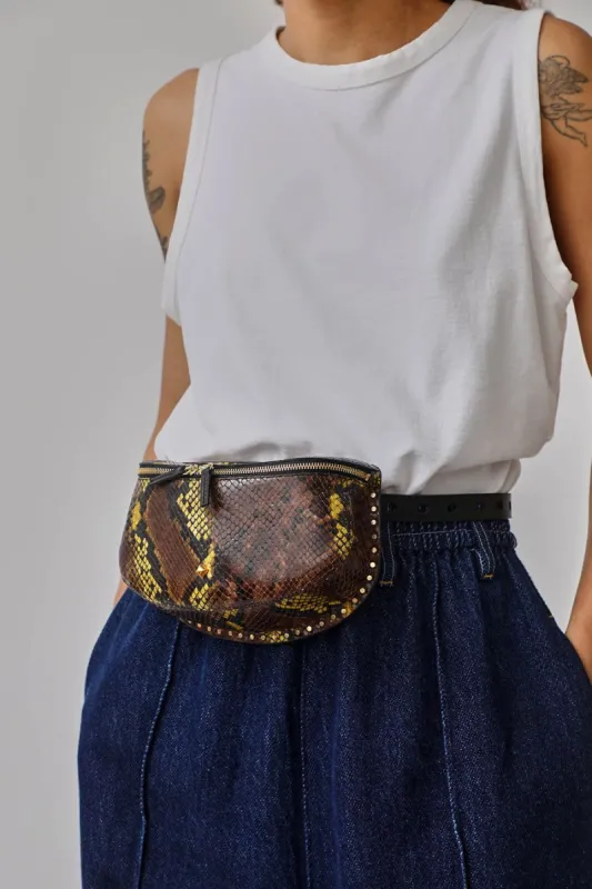 Herbert Frere Soeur La Lili Bag in Noir Sirte Jaune made by No. 6