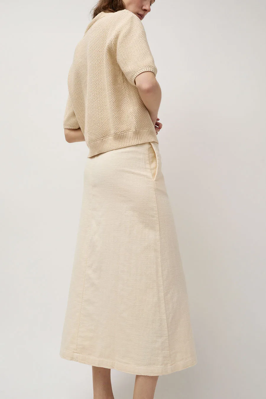 Atelier Delphine Meunier Skirt in Kinari sold by No. 6 product image thumbnail 4