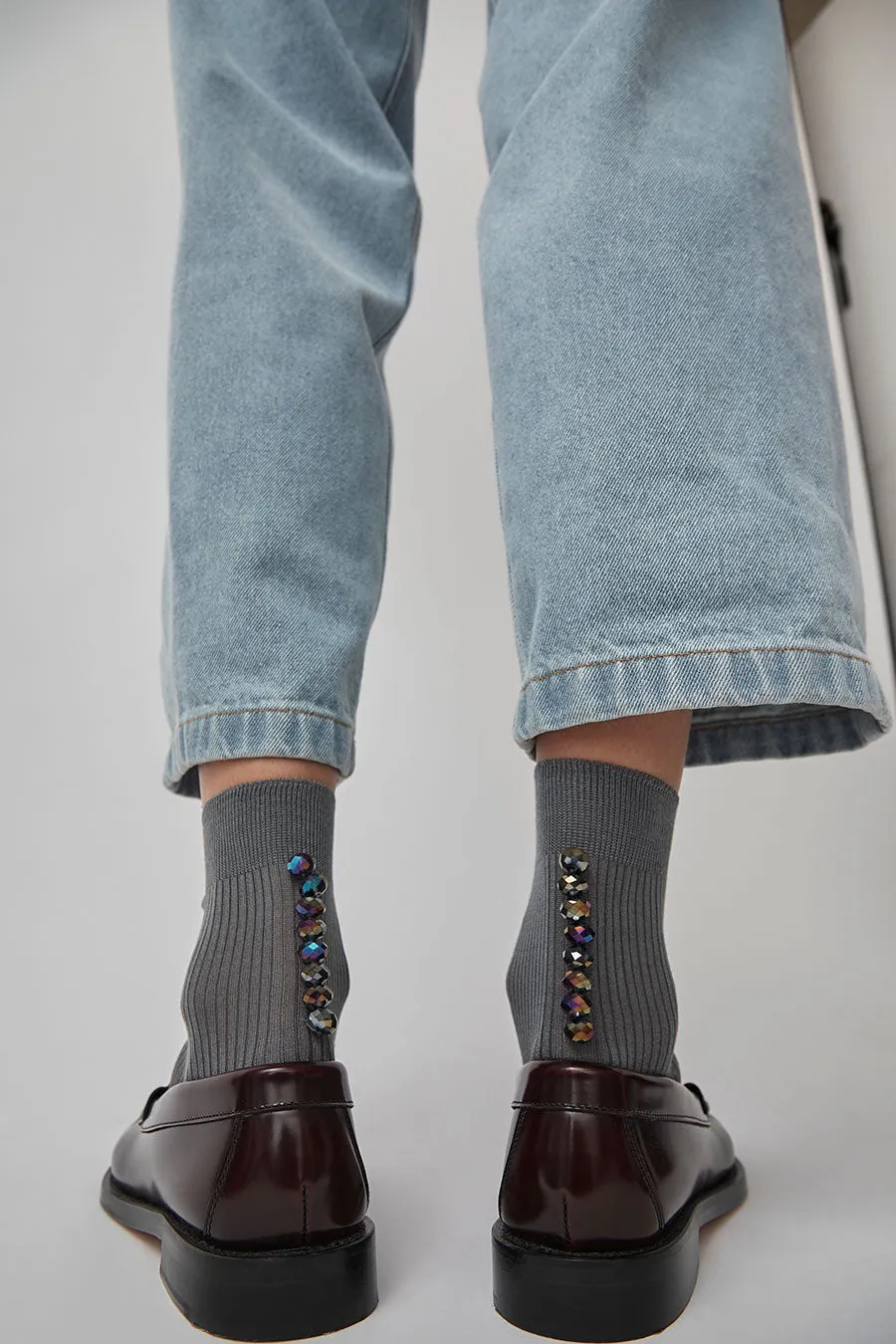 Maria La Rosa Oysters Socks in Argento sold by No. 6 product image thumbnail 2