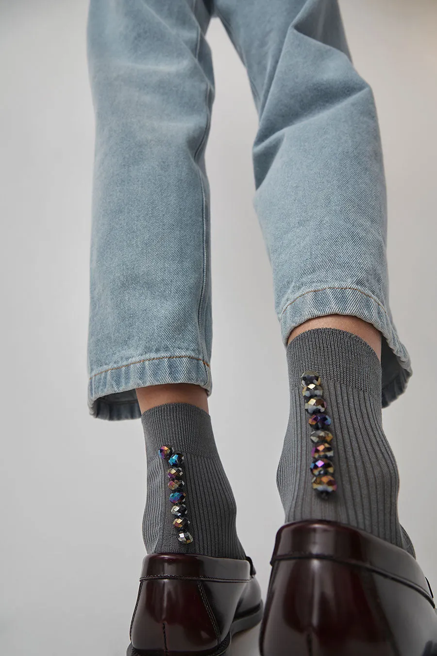 Maria La Rosa Oysters Socks in Argento sold by No. 6 product image thumbnail 4