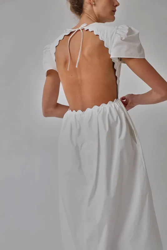 Naya Rea Simona Dress in White made by No. 6